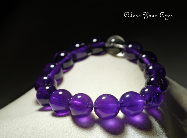 １２ｍｍエナジーブレス　アメシスト　０１　オンリーワンブレス