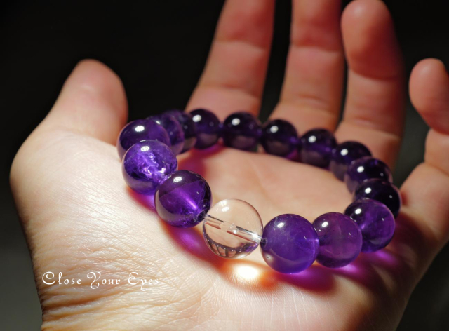 １２ｍｍエナジーブレス　アメシスト　０１　オンリーワンブレス