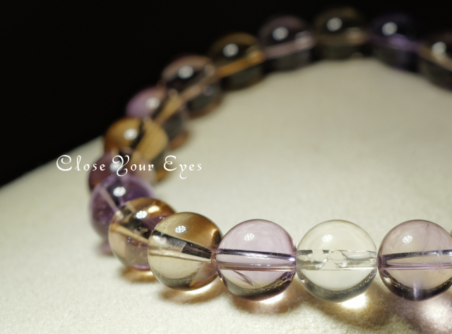 8mmエナジーブレス アメトリン 01 オンリーワンブレス 天然石