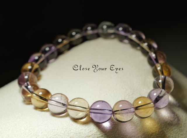 ８mmエナジーブレス　アメトリン　オンリーワンブレス