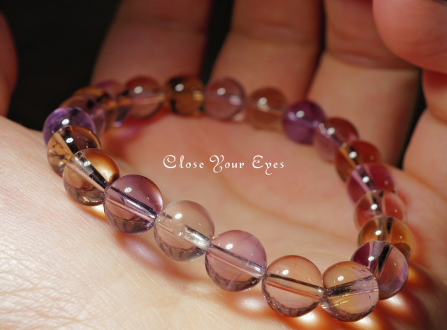 ８mmエナジーブレス　アメトリン　オンリーワンブレス