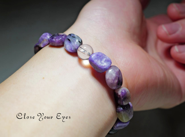 エナジーラフブレス　チャロアイト　０２　オンリーワンブレス