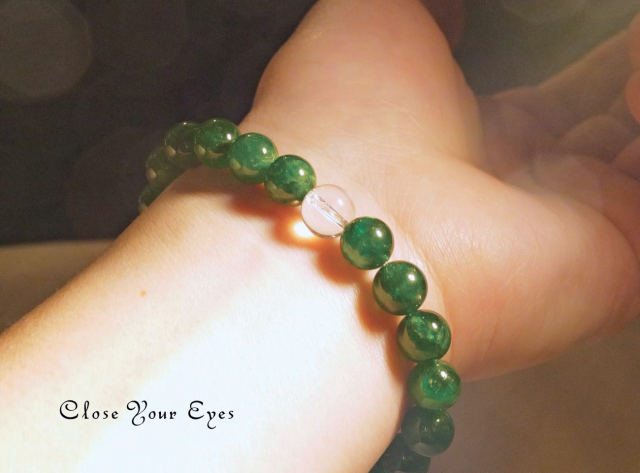 ８ｍｍエナジーブレス　クロムダイオプサイト　オンリーワンブレス