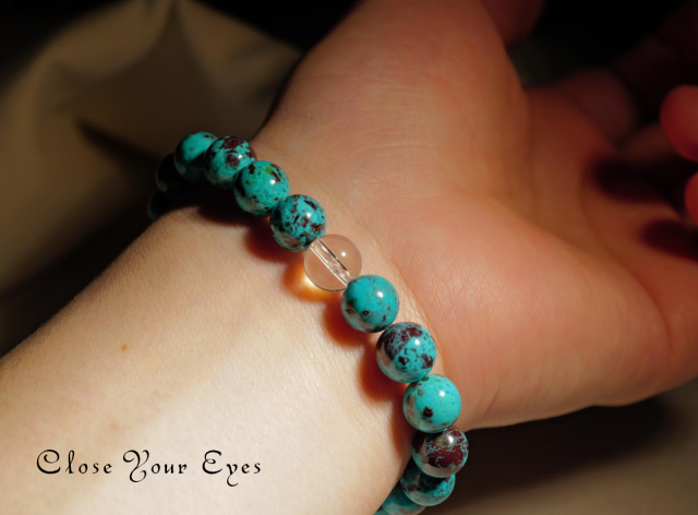 ８ｍｍエナジーブレス　クリソコラSC（スペシャルカラー）　０２　オンリーワンブレス