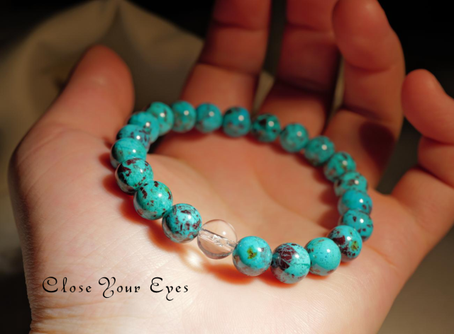 ８ｍｍエナジーブレス　クリソコラSC（スペシャルカラー）　０２　オンリーワンブレス