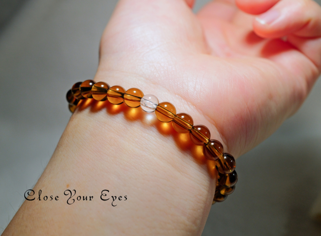 ６ｍｍエナジーブレス　シトリン　０１　オンリーワンブレス