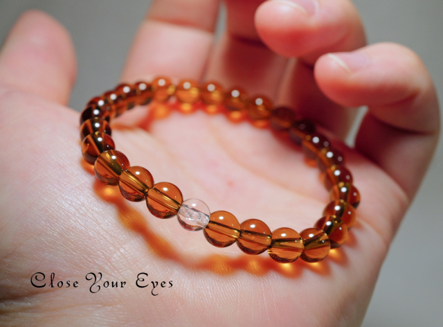 ６ｍｍエナジーブレス　シトリン　０１　オンリーワンブレス