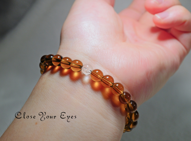 ６ｍｍエナジーブレス　シトリン　０２　オンリーワンブレス