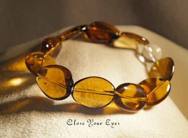 エナジーラフブレス　天然シトリン　０１　オンリーワンブレス