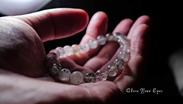 8mmエナジーブレス ドットマイカクォーツ 01 オンリーワンブレス