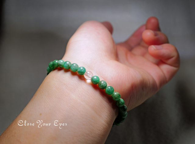 5.5ｍｍエナジーブレス　エメラルド　０１　オンリーワンブレス