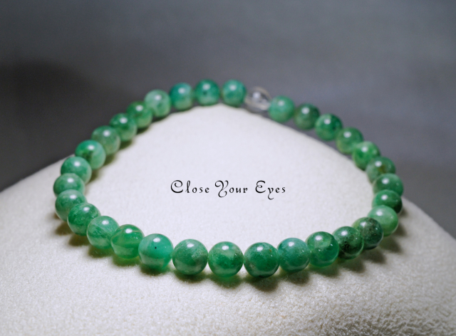 5.5ｍｍエナジーブレス　エメラルド　０１　オンリーワンブレス