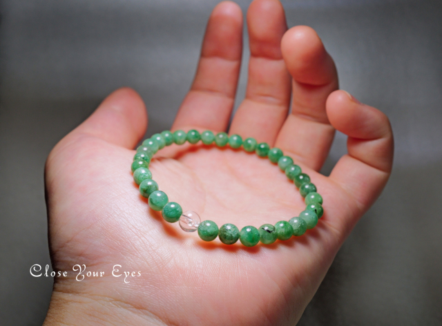 5.5ｍｍエナジーブレス　エメラルド　０１　オンリーワンブレス