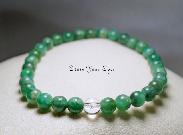 5.5ｍｍエナジーブレス　エメラルド　０２　オンリーワンブレス