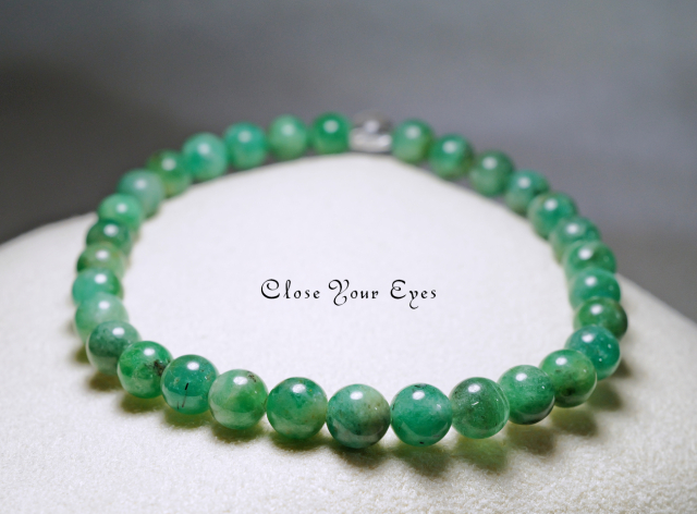 5.5ｍｍエナジーブレス　エメラルド　０２　オンリーワンブレス