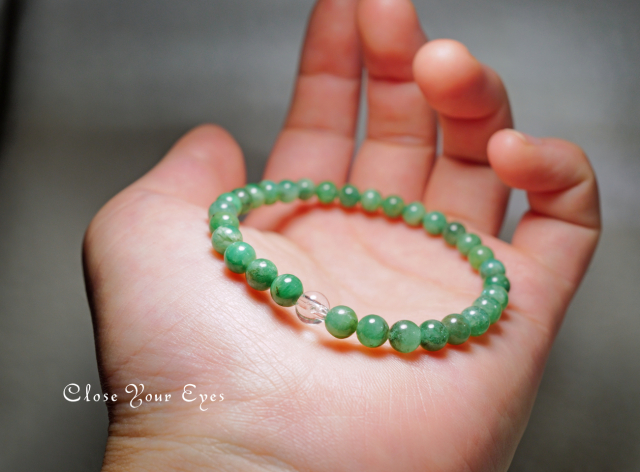 5.5ｍｍエナジーブレス　エメラルド　０２　オンリーワンブレス