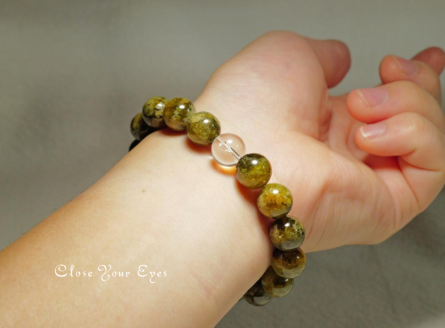 10mmエナジーブレス グリーンガーネット 01 オンリーワンブレス