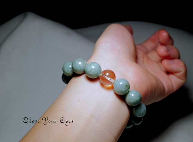 １２ｍｍエナジーブレス　翡翠　０１　オンリーワンブレス