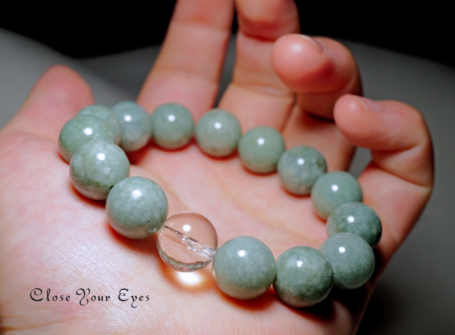 １２ｍｍエナジーブレス　翡翠　０１　オンリーワンブレス