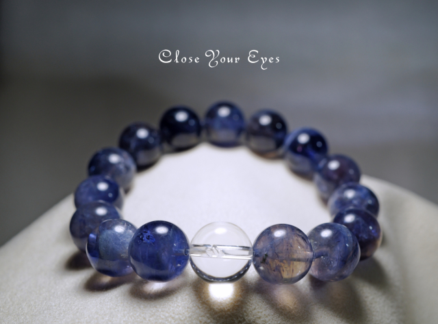 １２ｍｍエナジーブレス　アイオライト　オンリーワンブレス