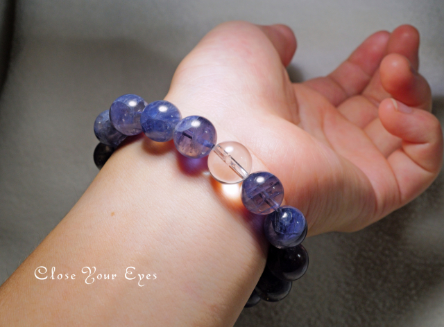 １２ｍｍエナジーブレス　アイオライト　オンリーワンブレス