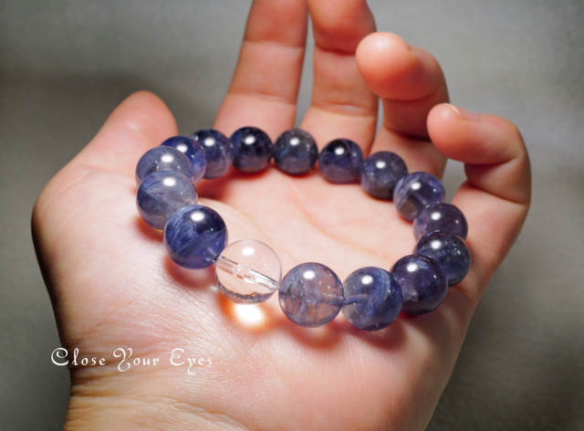 １２ｍｍエナジーブレス　アイオライト　オンリーワンブレス