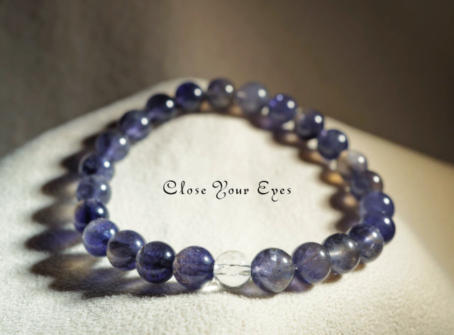 ７ｍｍエナジーブレス　アイオライト　０２　オンリーワンブレス