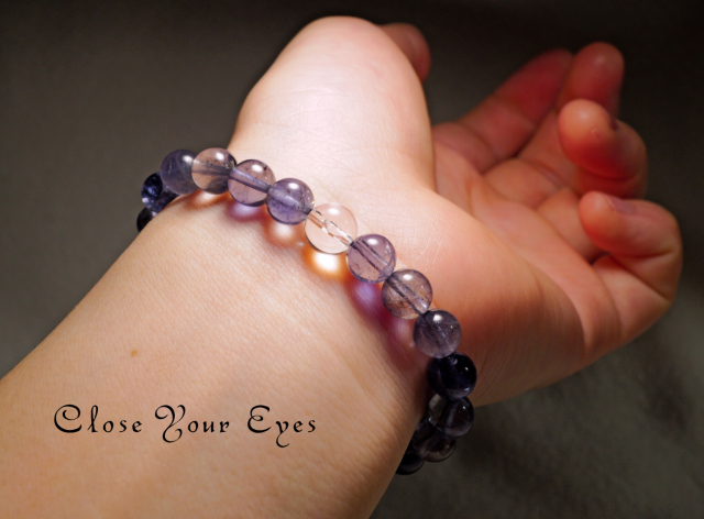 ８ｍｍエナジーブレス　アイオライト　０２　オンリーワンブレス