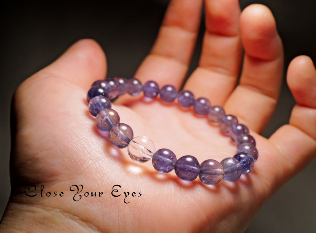 ８ｍｍエナジーブレス　アイオライト　０２　オンリーワンブレス