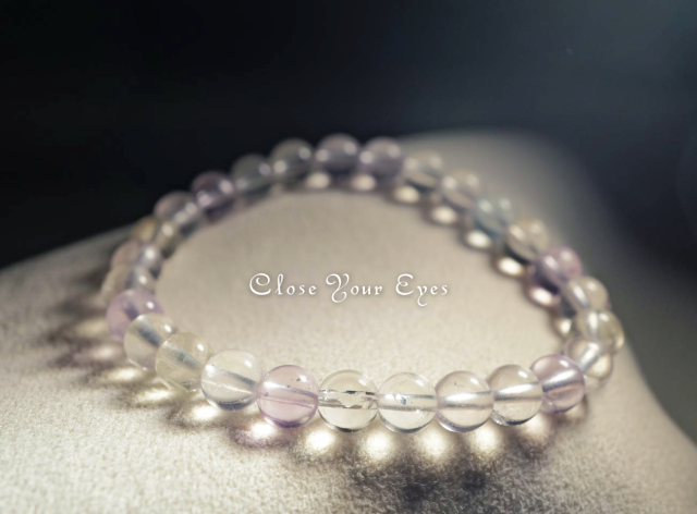 6.5ｍｍエナジーブレス　クンツァイト　０２　オンリーワンブレス