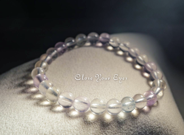 6.5ｍｍエナジーブレス　クンツァイト　０２　オンリーワンブレス