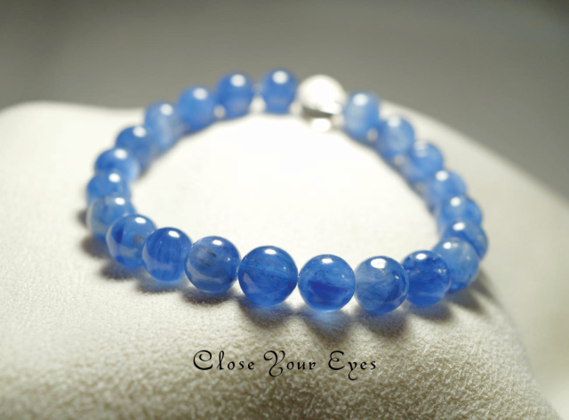 7.5ｍｍエナジーブレス　カイアナイト　０１ 　オンリーワンブレス