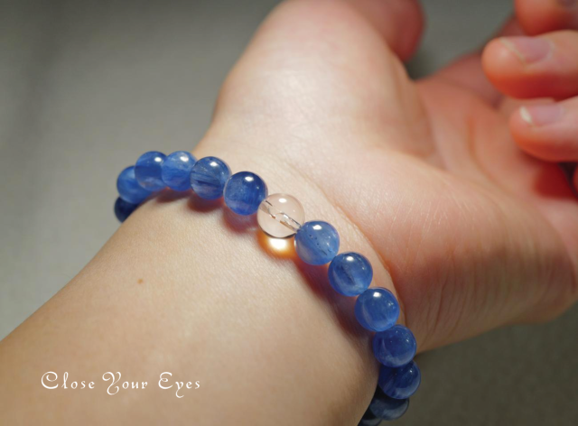 7.5ｍｍエナジーブレス　カイアナイト　０１ 　オンリーワンブレス