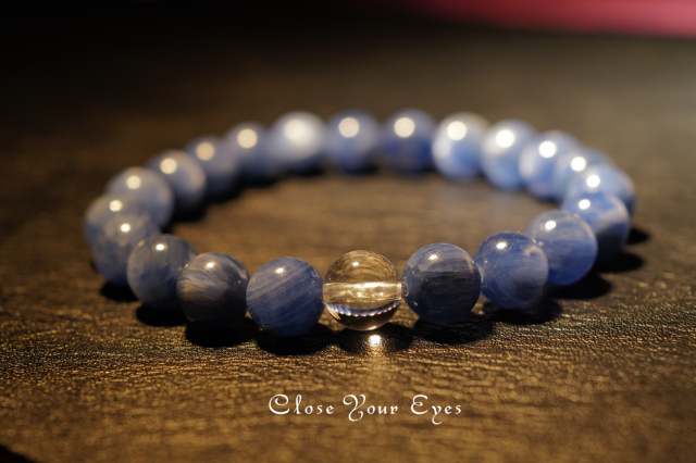 ８ｍｍエナジーブレス　カイアナイト　０１ 　オンリーワンブレス