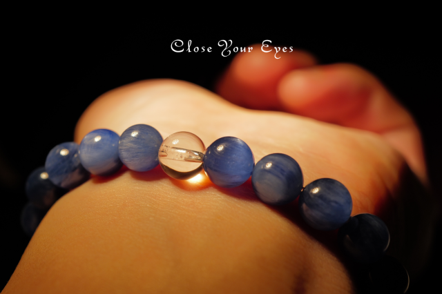 ８ｍｍエナジーブレス　カイアナイト　０２ 　オンリーワンブレス