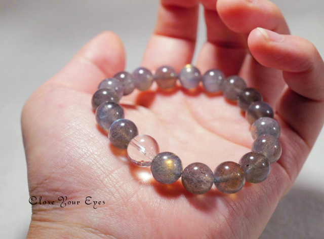 １０ｍｍエナジーブレス　ラブラドライト　０１　オンリーワンブレス