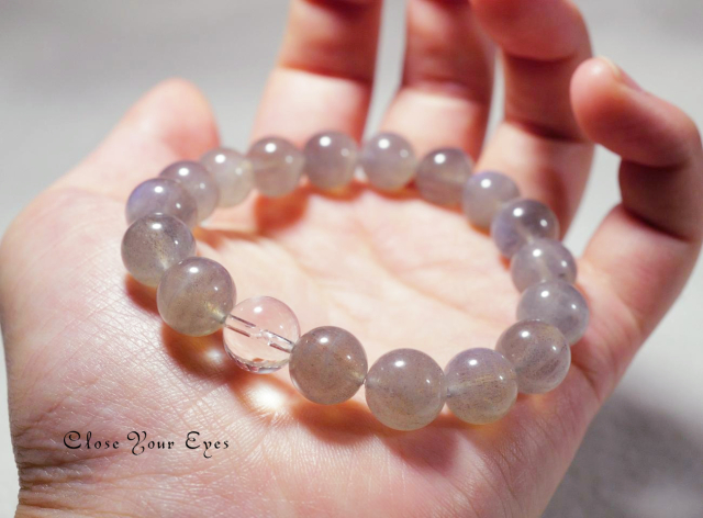 １０ｍｍエナジーブレス　ブルーラブラドライト　０２　オンリーワンブレス