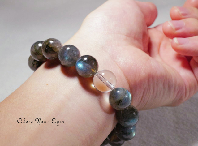 １２ｍｍエナジーブレス　ラブラドライト　０１　オンリーワンブレス