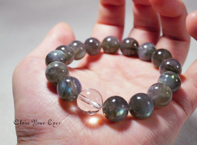 １２ｍｍエナジーブレス　ラブラドライト　０１　オンリーワンブレス