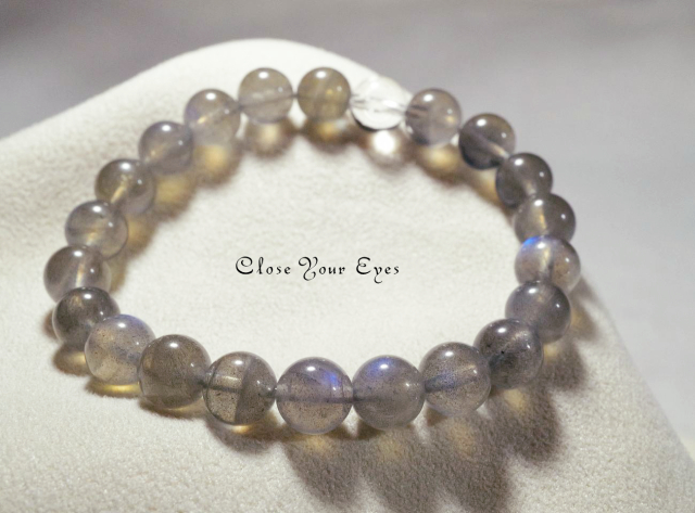 ８ｍｍエナジーブレス　ブルーラブラドライト　０２　オンリーワンブレス