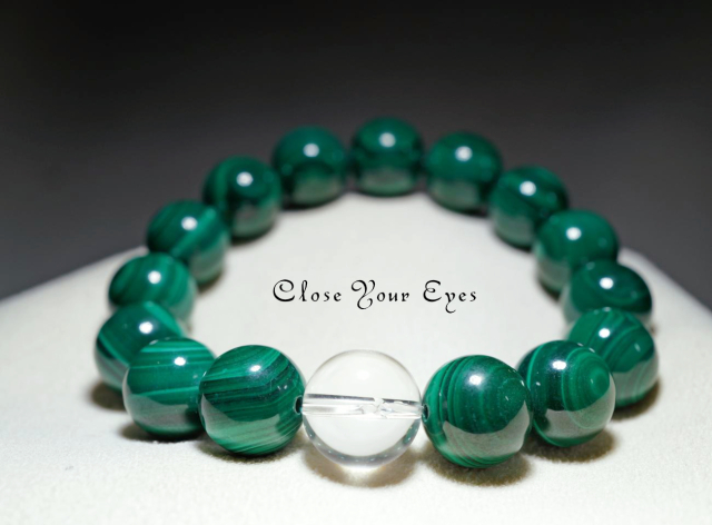 １２ｍｍエナジーブレス　マラカイト　０２　オンリーワンブレス