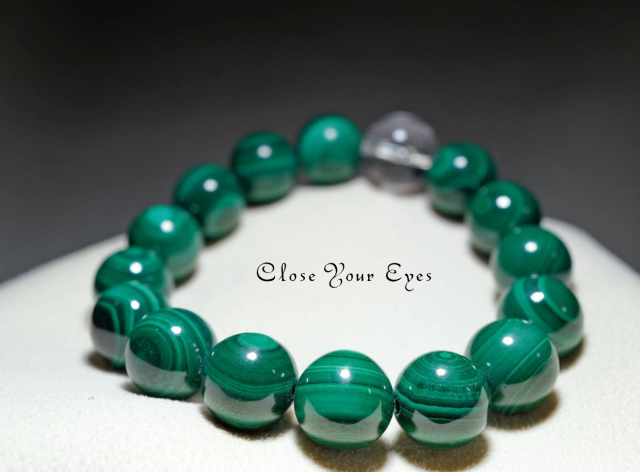 １２ｍｍエナジーブレス　マラカイト　０２　オンリーワンブレス