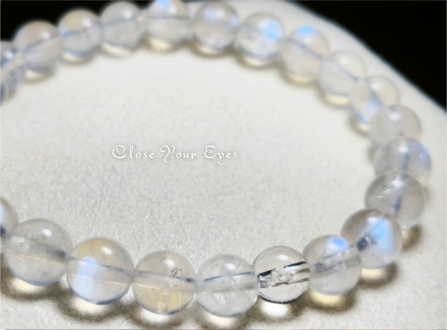 ７ｍｍエナジーブレス　ブルームーンストーン　オンリーワンブレス