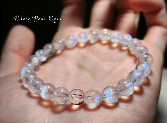 ７ｍｍエナジーブレス　ブルームーンストーン　オンリーワンブレス