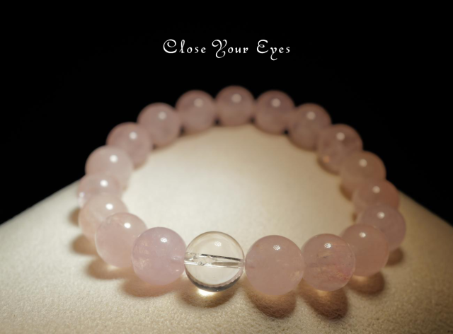 １０ｍｍエナジーブレス　モルガナイト　０１　オンリーワンブレス