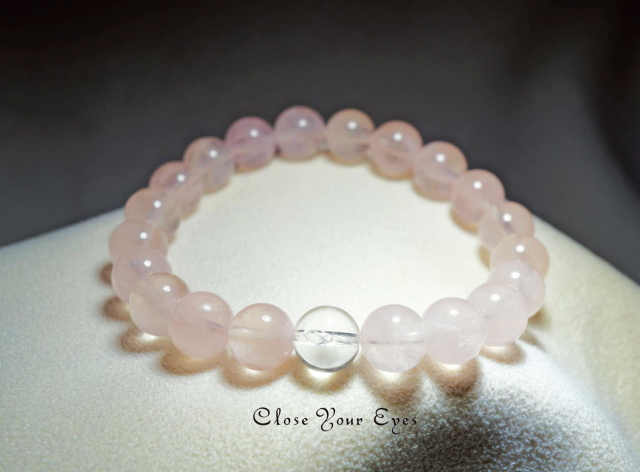 ８ｍｍエナジーブレス　モルガナイト　０２　オンリーワンブレス