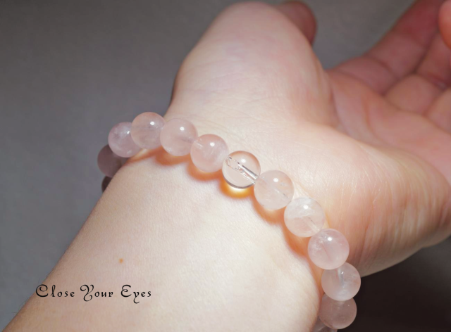 ８ｍｍエナジーブレス　モルガナイト　０２　オンリーワンブレス