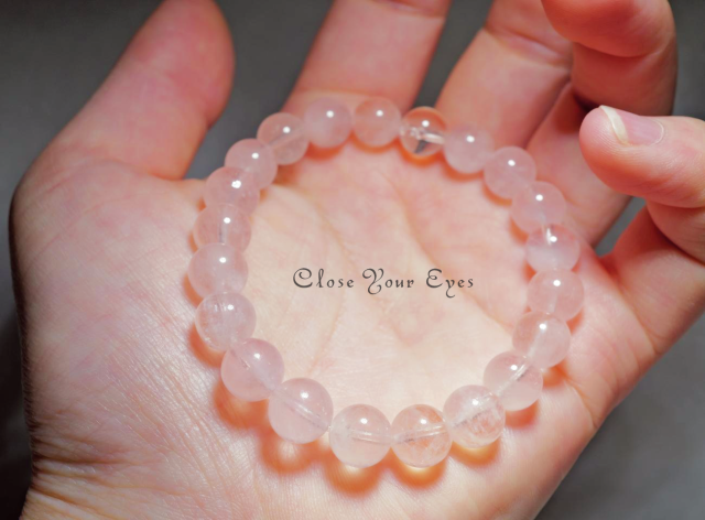 ８ｍｍエナジーブレス　モルガナイト　０２　オンリーワンブレス