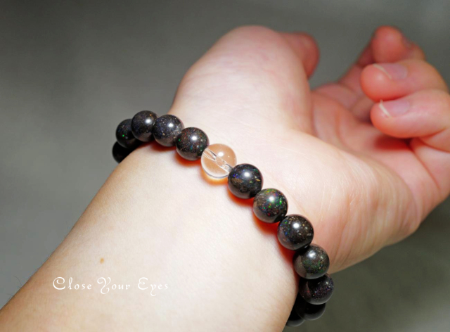 ８ｍｍエナジーブレス　マトリックスオパール　０２　オンリーワンブレス