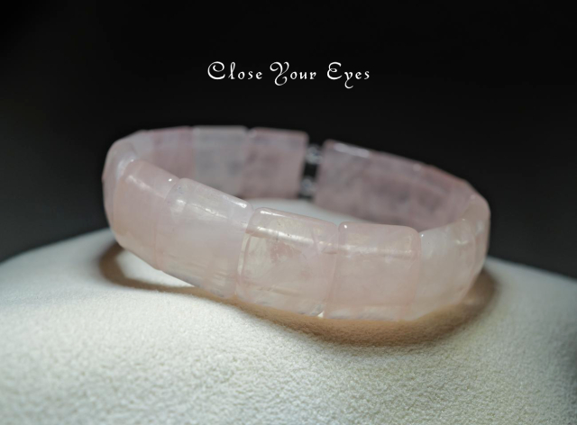 エナジーバングルブレス　ローズクォーツ　０３　オンリーワンブレス